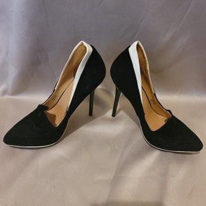 L.A.M.B. Womens Black Suede Stiletto Size 6